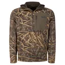 DRAKE Men's Grid Fleece Half Zip Hoodie (DW0265) - Drake