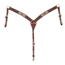 PROFESSIONAL'S CHOICE Arrowhead Rawhide 1 3/4in Tapered Breast Collar (3P6012-T) - Professional's Choice