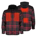 FIELDSHEER Men's Flannel Heated 7.4V Hoodie Jacket (MWMJ540) - Fieldsheer