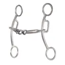 CLASSIC EQUINE Carol Goostree Delight Shank Gag Barrel Bit with Thick Bar Chain (GTDBIT31) - Classic Equine
