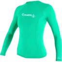 O'NEILL Women's Basic 50+ L/S XL Seaglass Rash Guard (3549-253-XL) - O'neill