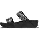 FITFLOP Lulu Maxi-Crystal Two-Bar Slides (B1A) - Fitflop