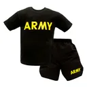 TROOPER Youth Army PT 2PC Short Set (201) - Trooper