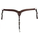 CIRCLE Y BC-2in Shaped-Plain Walnut Breast Collar Tack (4243-0001) - Circle Y