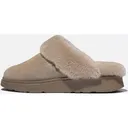 FITFLOP Gen-FF Shearling-Collar Suede Slippers (GS7) - Fitflop