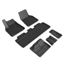 3D MAXPIDER Kagu Black All-Weather Floor Mats For Tesla Model Y 7-Seat 2021-2022 (L1TL03601509) - 3D Maxpider