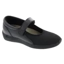 DREW Women's Magnolia Black Leather Stretch Shoes (14326-99) - Drew