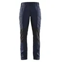 BLAKLADER Womens 7153 Service Stretch Black Pant (715318459900) - Blaklader