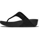 FITFLOP Lulu Crinkled-Shimmer Toe-Post Sandals (E6J) - Fitflop