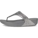FITFLOP Lulu Crinkled-Shimmer Toe-Post Sandals (E6J) - Fitflop