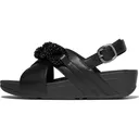 FITFLOP Lulu Beaded-Chain Leather Back-Strap Sandals (E6H) - Fitflop