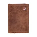 HOOEY Hooey Classic Smooth Brown Trifold Wallet (HTF001-BR) - Hooey