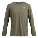 UNDER ARMOUR Men's Freedom Flag Marine OD Green/Desert Sand LS Shirt (1386754-390) - Under Armour