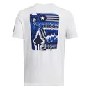 UNDER ARMOUR Men's Freedom By Air Halo Gray/Royal T-Shirt (1386738-014) - Under Armour
