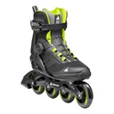 ROLLERBLADE Men's Macroblade 84 Boa Black and Lime Roller Skates (073706001A1) - Rollerblade
