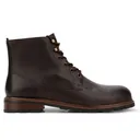 MILWAUKEE Boots Men's Pfister Plain Toe Arctic Grip Brown Boots (20528-200) - Milwaukee Boot Co.