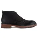 MILWAUKEE Boots Men's Whitnall Lug Sole Black Suede Chukka Boots (20523-001) - Milwaukee Boot Co.