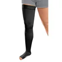 READYWRAP ExoStrong Thigh High 20-30 mmHg Open Toe Stockings w/ Silicone Top - Readywrap