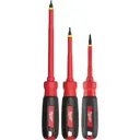 MILWAUKEE 3-Piece 1000V Insulated Screwdriver Set (48-22-2203) - Milwaukee