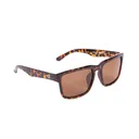 OPTIC NERVE Unisex Mashup XL Sunglasses with Matte Black Frame and Polarized Smoke with Green Mirror Lens (22606) - Optic Nerve