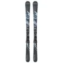 NORDICA Women's Wild Belle DC 84 with TP2 Light 11 FDT Bindings Black/Blue Alpine Skis Set (0A5439NF001) - Nordica