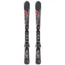 NORDICA Team AM  Black/Red/Blue Alpine Skis Set w/ Bindings - Nordica