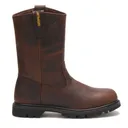 CAT Men's Revolver Dark Brown Work Boots (P72191) - Cat