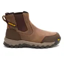 CAT Men's Threshold Rebound Chelsea Waterproof Steel Toe Bison Work Boots (P91783) - Cat