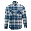 RETRO RIFLE The Journeyman Sherpa Flannel Gray Wolf Flannel Long Sleeve Shirt (93026161) - Retro Rifle