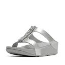 FITFLOP Women's Fino Pearls-And-Crystal H-Bar Slides (A2M) - Fitflop