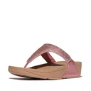 FITFLOP Women's Lulu Crystal-Mix Metallic Toe-Post Sandals (A4L) - Fitflop