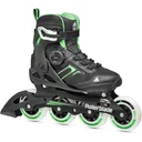 ROLLERBLADE Women's Macroblade 90 BOA Black/Mint Skates (074002003F9) - Rollerblade