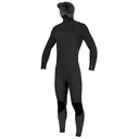 O'NEILL Hyperfreak 5/4mm+ Chest Zip Full Black Wetsuit with Hood (5347-A00) - O'neill
