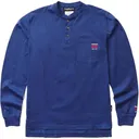 WOLVERINE Men's Built Light FR Henley Long Sleeve Work Shirt Traditional Fit (W1212410) - Wolverine Apparel