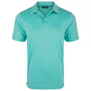 DRAKE Men's Performance Chalk Striped Short Sleeve Polo Shirt (DS4095) - Drake