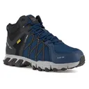 REEBOK Men's Trailgrip Alloy Toe Navy/Black Athletic Mid Cut Work Boots with Internal Met Guard (RB3400) - Reebok