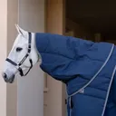 HORSEWARE IRELAND Rambo Optimo 200g Navy/Thunderstorm Grey/Silver Stable Hood (ABAFN2-BJJI) - Horseware Ireland
