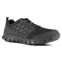REEBOK Men's Sublite Cushion Soft Toe Black Athletic Work Shoes (RB4035) - Reebok