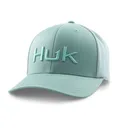 HUK Embroidered 110 Mineral Blue Trucker Hat (H3000523-393) - Huk