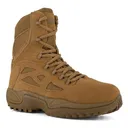 REEBOK Men's 8in Rapid Response RB Coyote Stealth Boots with Side Zipper (RB8850) - Reebok