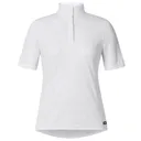 KERRITS Women's Encore White/Bit Of Luck Short Sleeve Show Shirt (40412WHT/BITLUCK) - Kerrits