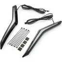 CIRO Goldstrike Strike Black Windshield Trim For Gold Wing (18051) - Ciro