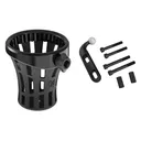 CIRO Gen 2 Goldstrike Big Ass Black Drink Holder with Perch Mount for Gold Wing and Metric Bikes (59911) - Ciro