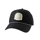 HUK Men's Patch Performance Black One Size Rope Hat (H3000536-002-1) - Huk