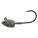 GAMAKATSU #4/0 1/8oz NS Black Swim Bait Jig Head Hooks, 3-Pack (353414-1/8) - Gamakatsu