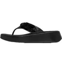 FITFLOP Women's F-Mode Beaded-Chain Leather Toe-Post Sandals (E6E) - FitFlop