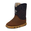 TWISTED X Infant's Mocha/Navy Driving Moc Boots (ICA0049) - Twisted X