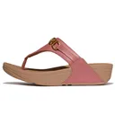 FITFLOP Women's Lulu Square-Chain Leather Toe-Post Sandals (E1I) - Fitflop