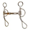 CIRCLE Y Diamond R Argentine Forward Set Bit with Copper Inlaid Roller (DR404) - Circle Y