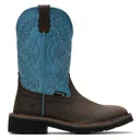 WOLVERINE Women's Rancher Arrow Steel-Toe Wellington Work Boots - Wolverine Footwear